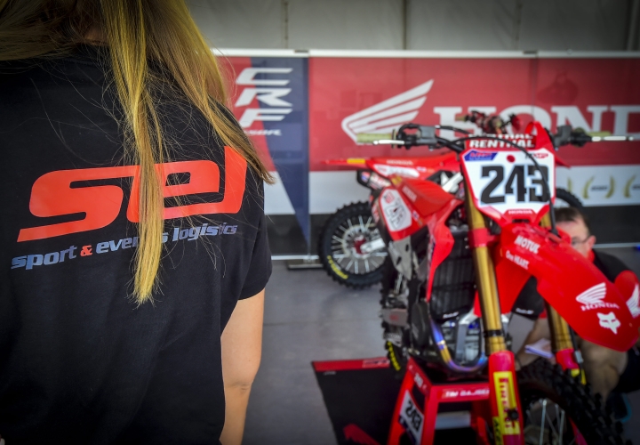 Sel on track in Shanghai: logistics and travel at the service of MXGP